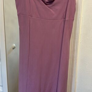 Urban Outfitters Pink Sheath Dress Cowl Neck Sleeveless